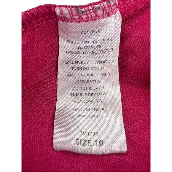 Btween Magenta Pink Shorts and Tank Outfit Set Girls 10 - Picture 8 of 8